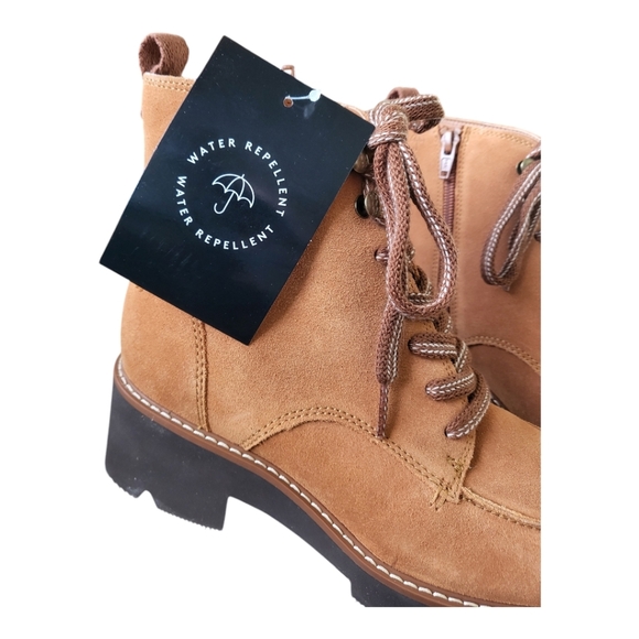 Naturalizer Dara Suede Lace-up Bootie Womens Size 6.5 New - Picture 3 of 9